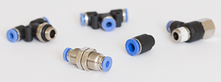KELM Pneumatic One Touch Plastic Push-in Metric Tube Fittings