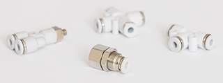 KELM Pneumatic One Touch+ Plastic Push-in Metric Tube Fittings (16 bar rated)