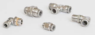Aignep 316 Stainless Steel Push-in Fittings