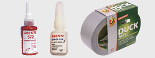 Loctite Sealant, Retainer, Super Glue & Tape