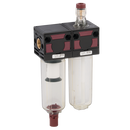 Filter + Lubricators, Aircomp Stampotecnica - 040 Series, Manual, Semi Auto or Auto Drain