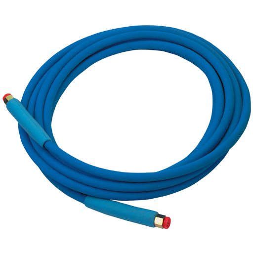 Pressure Washer Hose Assemblies, Hiprho - 1 Wire Braid 3/8" ID, 10 Metre Hose, 3/8" BSPP Female