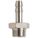 Nickel Plated Brass Straights, Air-Pro - BSPP Male x Metric Hose Tail