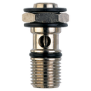 90° Manual Flow Controllers, KELM - BSPP Male, Slotted Head, Bi-Directional