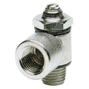 90° Manual Flow Controllers, KELM - BSPP Male x BSPP Female, Slotted Head, Bi-Directional