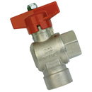 Right Angled Full Flow Ball Valves, Air-Pro - Type BV07, Female x Female, BSPP