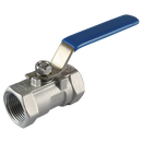 316 Stainless Steel Ball Valves, Haitima - 1 Piece, Reducing Bore, Female, BSPP