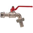 Bibcock, Ball Valves, ITAP - Type BV174, Male x Hosetail, BSPP