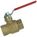 NPT Full Way Ball Valve, Brass, Unplated, Air-Pro - Type BV50, Female x Female, Lever Handle, NPT