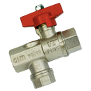 Full Way Ball Valves with Strainer, Air-Pro - Type BV620, Female x Female, BSPP