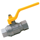 Gas Full Flow Ball Valves, Brass, ITAP - Type BV70, Female x Female, BSPP, Lever Handle
