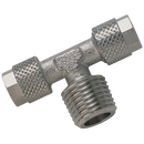 Male Stud Branch Tees, KELM - BSPT Male x Tube