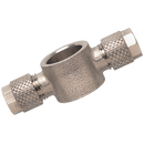 Banjo Body, Double, KELM - BSPP & Metric x Tube, 2 Outlets (Quick fit)