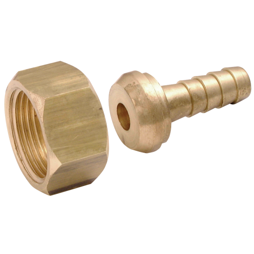 Brass Swivel Nut x Hose Tail, Air-Pro - BSPP Female x Hose Tail, 60° Coned Seat