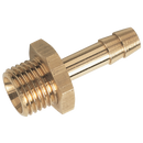 Brass Straights, Air-Pro - BSPP Male x Hose Tail, 60° Coned Seat