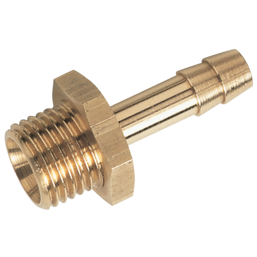 Brass Straights, Air-Pro - BSPP Male x Hose Tail, 60° Coned Seat