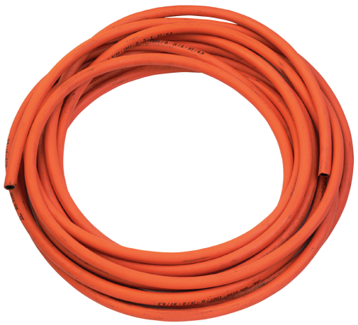 Orange Propane Hose, Jaymac - 25 Metre Coils