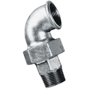 Equal 90° Union Elbows Taper Seat, Fig. 98, FTM - Galvanised