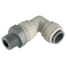 90° Male Stud Swivel Elbows, John Guest - BSPT Male x Tube