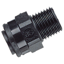 Plastic Male Studs, John Guest - BSPT Male x Tube