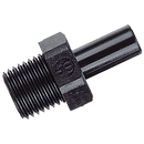 Plastic Male Stud Standpipes, John Guest - BSPT Male x Stem