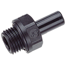 Plastic Male Stud Standpipes, John Guest - BSPP Male x Stem