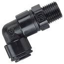 90° Male Stud Swivel Elbows, John Guest - BSPT Male x Tube