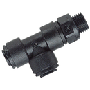 Male Stud Run Swivel Tees (Offset Leg), John Guest - BSPP Male x Tube