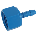 Hose Tails, Tefen - BSPT Female Swivel Nut x Hose Tail