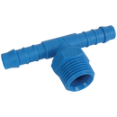 Tee Connectors, Tefen - BSPT Male x Hose Tail