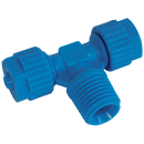 Male Stud Branch Tees, Tefen - BSPT Male x Tube