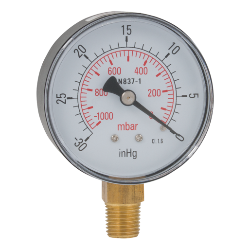 Dry Gauges, Air-Pro - Vacuum Gauges, Bottom Connection