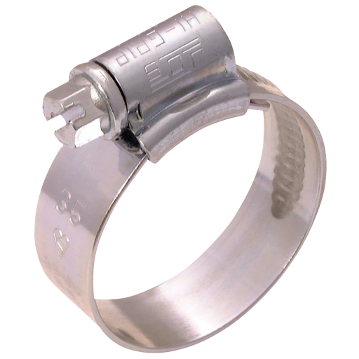 Worm Drive Clips, JCS - High Grip Stainless Steel