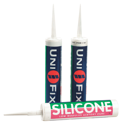 Sealants, Fillers & Guns, Jaymac - Low Modulus Acetoxy Silicone