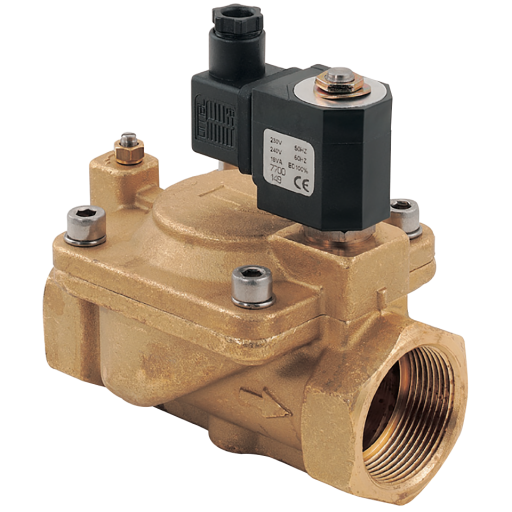 General Purpose 2/2 N/O Pilot Operated Solenoid Valves, M&M - BSPP