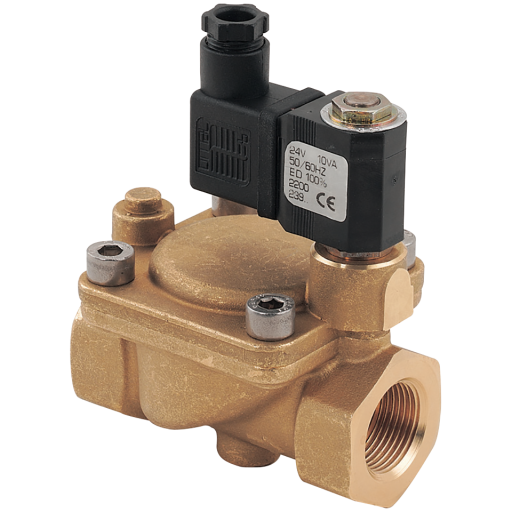 General Purpose 2/2 N/C Pilot Operated Solenoid Valves, M&M - BSPP