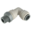 90° Male Stud Swivel Elbows, John Guest - NPT Male x Tube