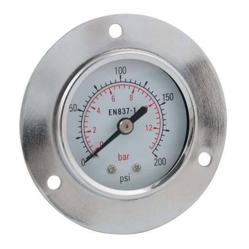 Dry Gauges, Air-Pro - Flange Type Pressure Gauges, Centre Back Connection