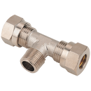 Male Stud Branch Tees, Aignep - BSPT Male x Tube