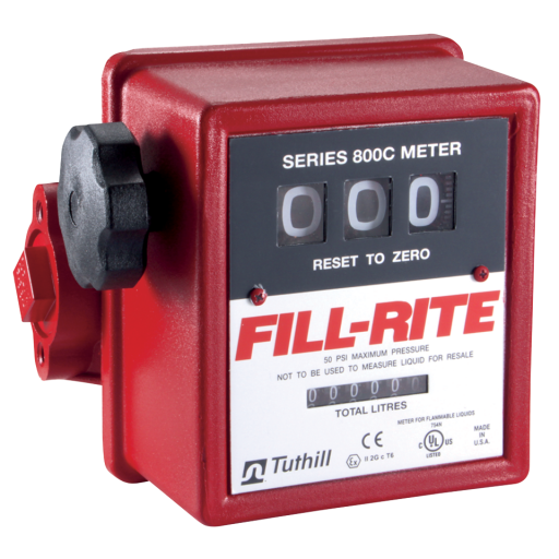 Fuelling Meters - 3 Digit Register Flow Meter with Strainer