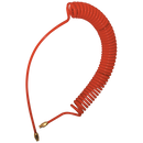Polurethane Ester Recoil Assemblies, Metric, KELM - 90° Unequal Tails Brass Swivel, BSPT