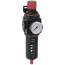 Filter/Regulators, Aircomp Stampotecnica - Fully Assembled Combination, Semi Auto Drain
