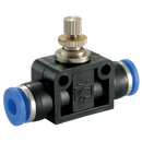 Manual Flow Controllers, KELM - Tube x Tube, Uni-Directional to suit Cylinders