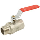 Red Steel Long Handle, Air-Pro - Male x Female, BSPP