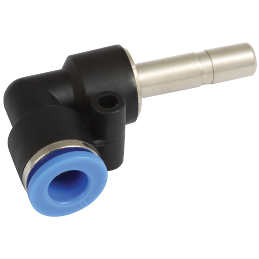 90° Elbow Stem Connectors, KELM - Equal Stem x Tube