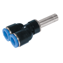 Y Stem Connectors, KELM - Reducing Stem x Tube