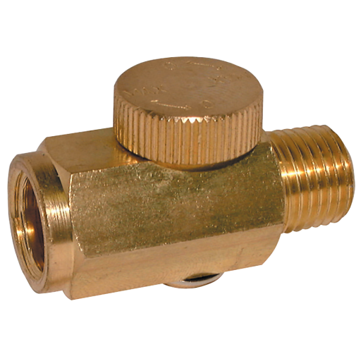 In-line Brass Flow Regulator, Air-Pro - Male x Female Thread, BSPP