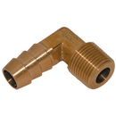 90° Brass Elbows, Air-Pro - BSPT Male x Hose Tail