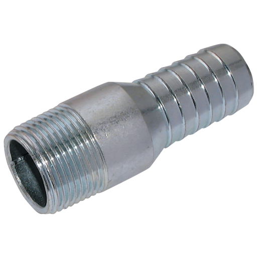 Combination Swaged Hose Nipples, Jaymac - BSPT Plated Steel