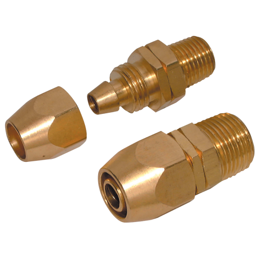 Recoil Fittings, KELM - Brass Swivel